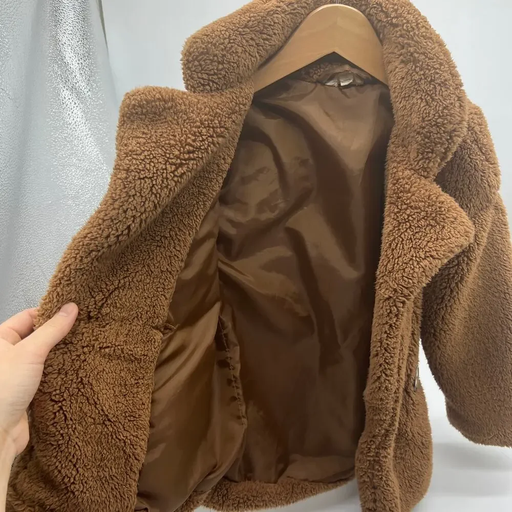 Jessica Simpson Plush Teddy Faux Fur Jacket Size 4T